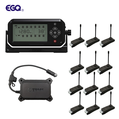 Тележка TPMS 12 колес связала систему мониторинга давления автошины датчиков 433.92MHz 12mA 203 Psi