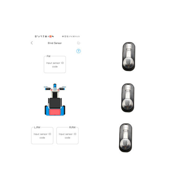 Уилер TPMS фронта 3 для датчика BLE 2.4Ghz давления автошины велосипеда велосипеда